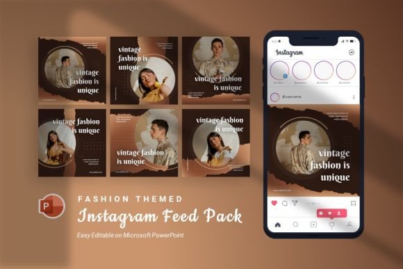 Download Fashion - Instagram Feed Template - Feed template Collection