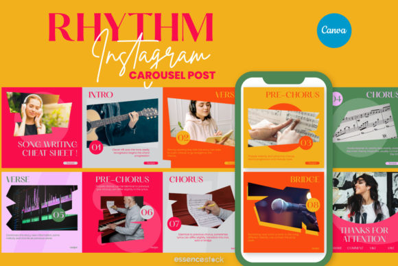 Download Event Music Colorful Instagram Carousel - Colorful instagram Collection