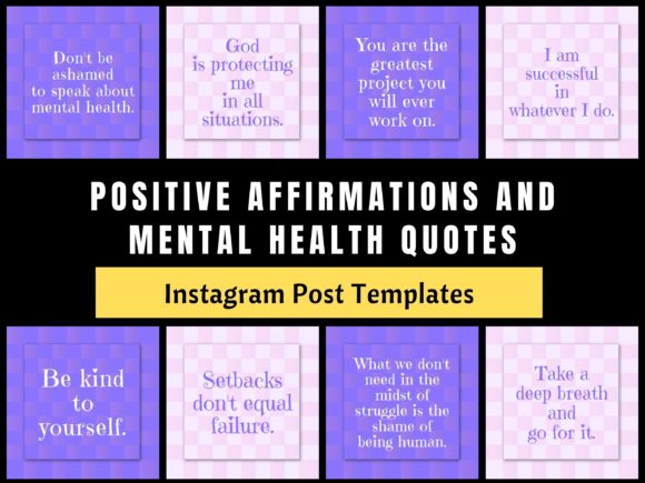 Download Mental Health Affirmations and Quotes - Premium Resources