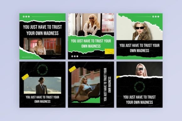 Download Fashion - Instagram Feed Template - Feed template Collection