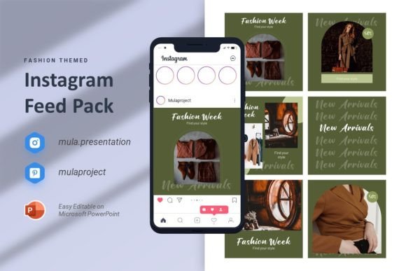 Download Fashion - Instagram Feed Template - Feed template Collection